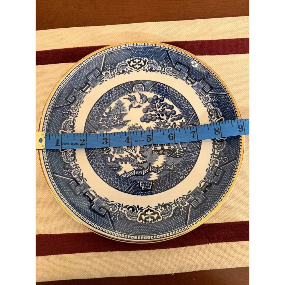 Vintage Arklow Republic of Ireland Blue Willow 7